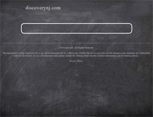 Tablet Screenshot of discoverynj.com